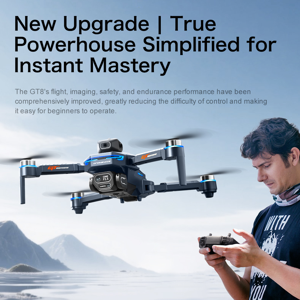 Drone Original GT8 com câmera  - Jjrc Drone X12 avaliação e preço